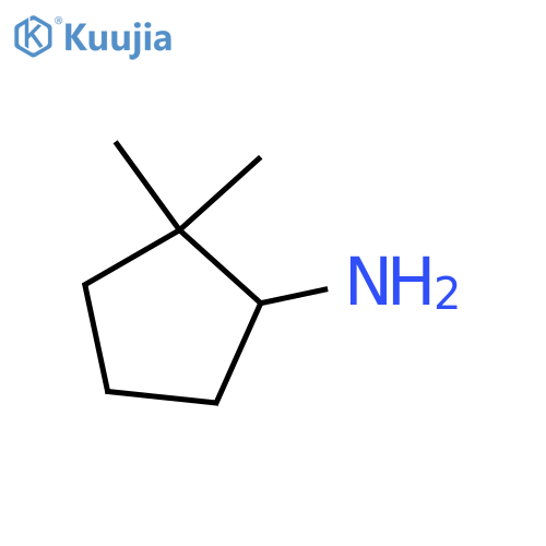 2,2-dimethylcyclopentan-1-amine structure