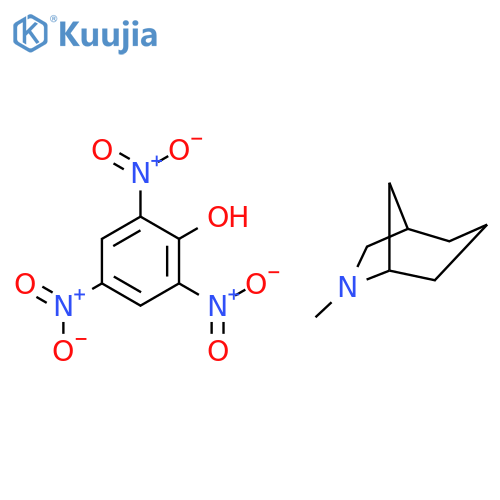 6-methyl-6-azabicyclo[3.2.1]octane;2,4,6-trinitrophenol structure