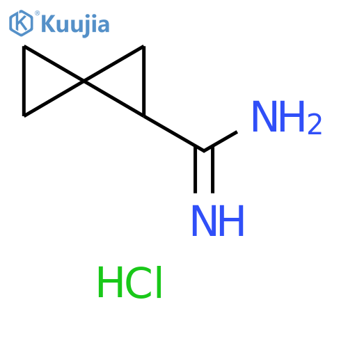 Spiro[2.2]pentane-1-carboximidamide, hydrochloride (1:1) structure