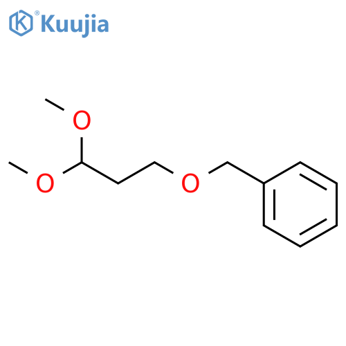 ((3,3-Dimethoxypropoxy)methyl)benzene structure