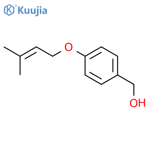 Benzenemethanol, 4-[(3-methyl-2-butenyl)oxy]- structure