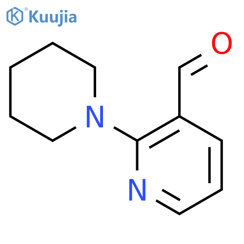 2-(piperidin-1-yl)pyridine-3-carbaldehyde structure