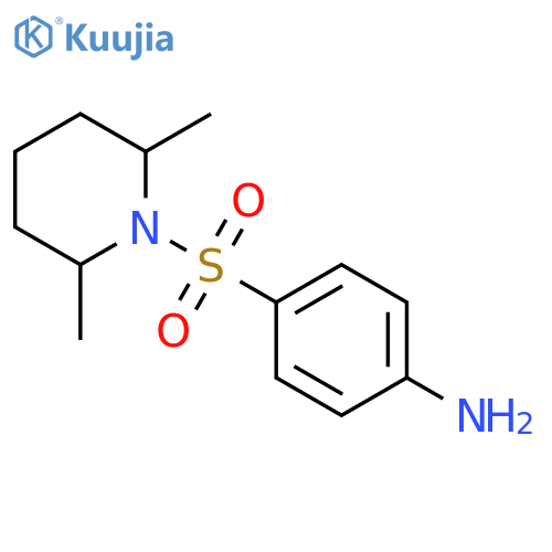 4-(2,6-Dimethylpiperidin-1-yl)sulfonylaniline structure