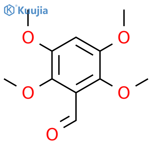 2,3,5,6-Tetramethoxybenzaldehyde structure