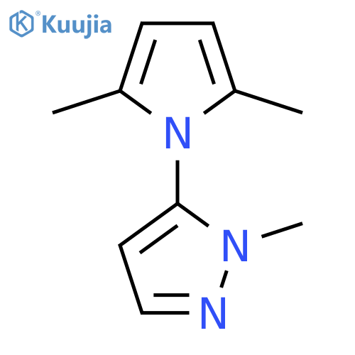 5-(2,5-Dimethyl-1-pyrrolyl)-1-methyl-1H-pyrazole structure