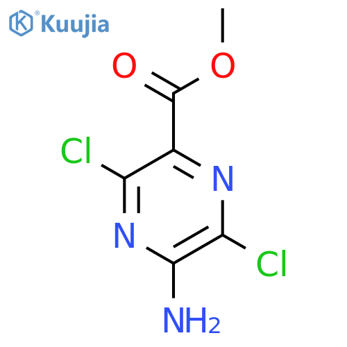 Methyl 5-amino-3,6-dichloropyrazine-2-carboxylate structure