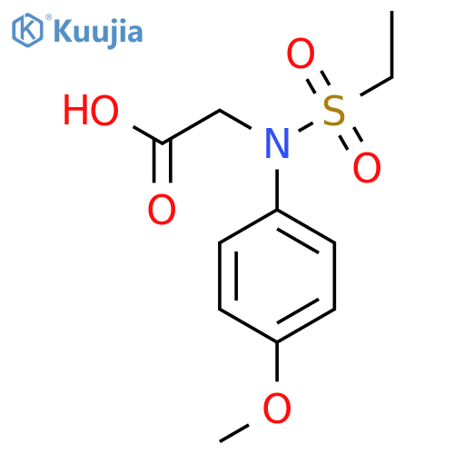 2-(N-(4-Methoxyphenyl)ethylsulfonamido)acetic acid structure