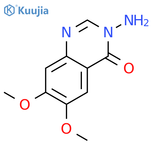 3-Amino-6,7-dimethoxy-4(3H)-quinazolinone structure