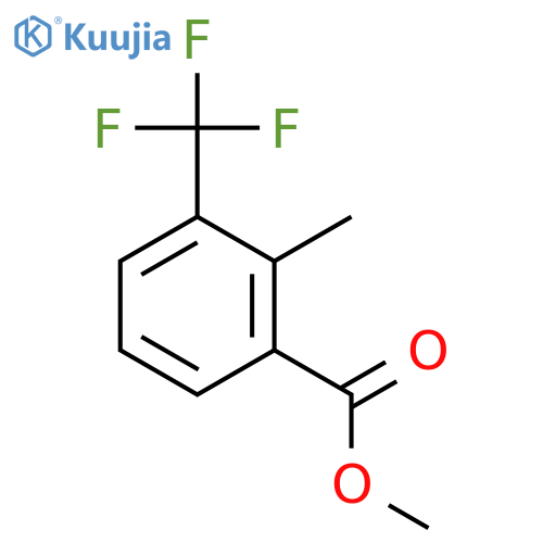 Methyl 2-methyl-3-(trifluoromethyl)benzoate structure