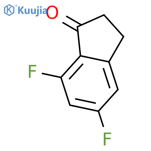 5,7-difluoro-1-indanone structure