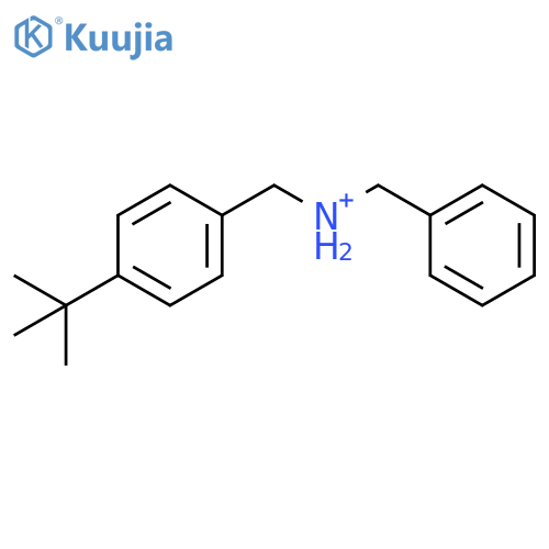 benzyl-[(4-tert-butylphenyl)methyl]azanium structure