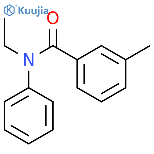 N-ethyl-3-methyl-N-phenylbenzamide structure