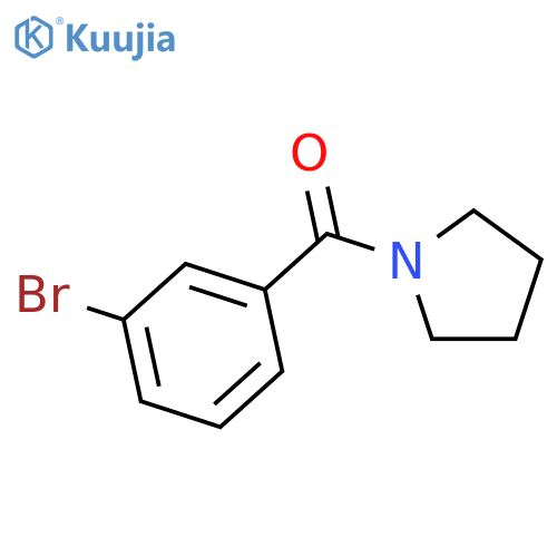 (3-Bromobenzoyl)pyrrolidine structure