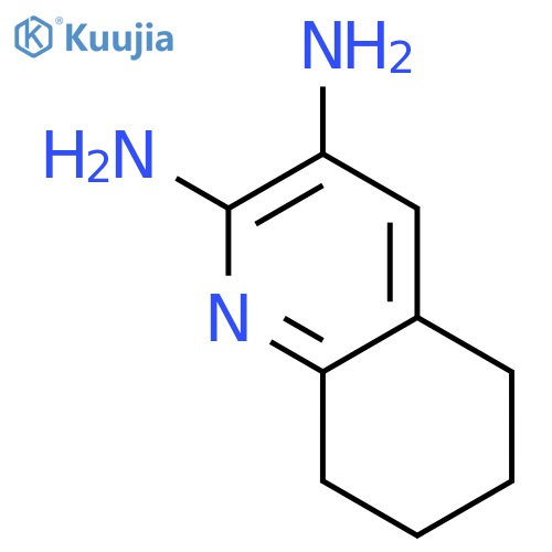 2,3-Quinolinediamine,  5,6,7,8-tetrahydro- structure