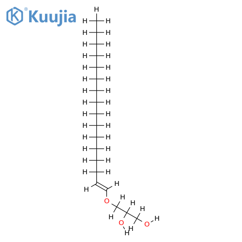 (2S,1'Z)-3-(1-Hexadecenyloxyl)-1,2-propanediol structure