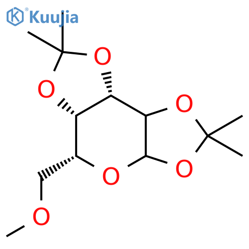 a-D-Galactopyranose,6-O-methyl-1,2:3,4-bis-O-(1-methylethylidene)- structure