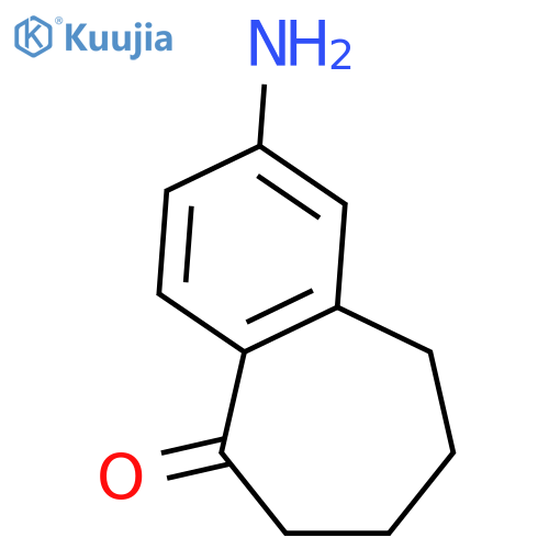 2-amino-6,7,8,9-tetrahydrobenzo[7]annulen-5-one structure