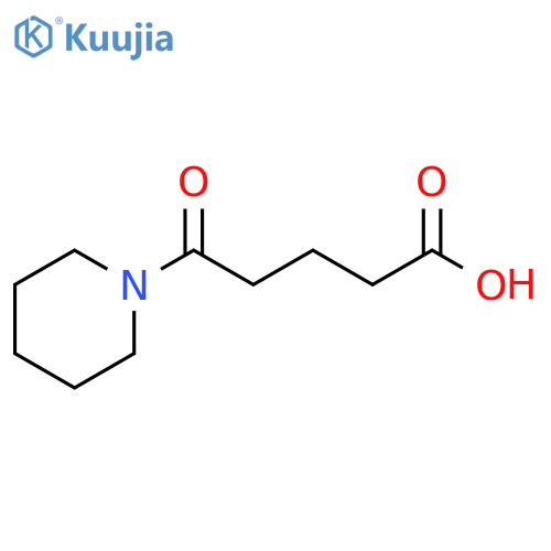 5-Oxo-5-piperidin-1-ylpentanoic acid structure