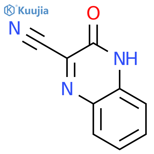 3,4-dihydro-3-oxo-2-Quinoxalinecarbonitrile structure