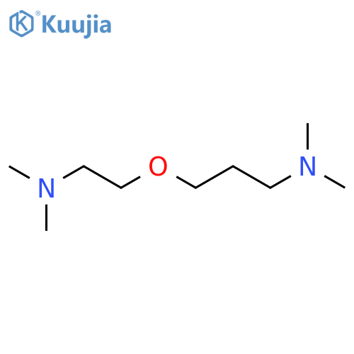 3-[2-(dimethylamino)ethoxy]-N,N-dimethylpropylamine structure