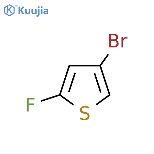4-Bromo-2-fluorothiophene structure