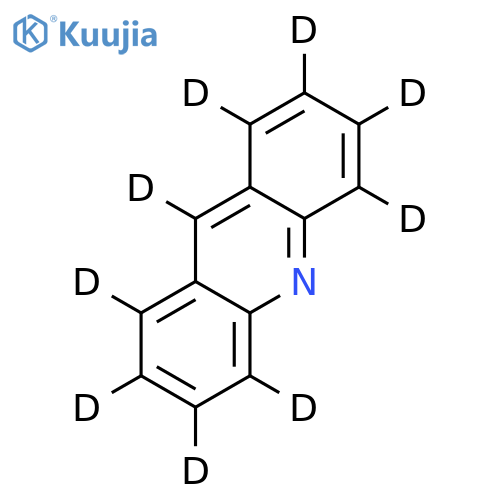 Acridine-d9 structure