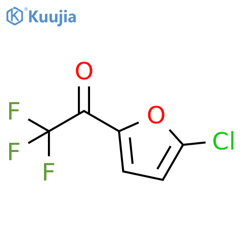1-(5-chlorofuran-2-yl)-2,2,2-trifluoroethan-1-one structure
