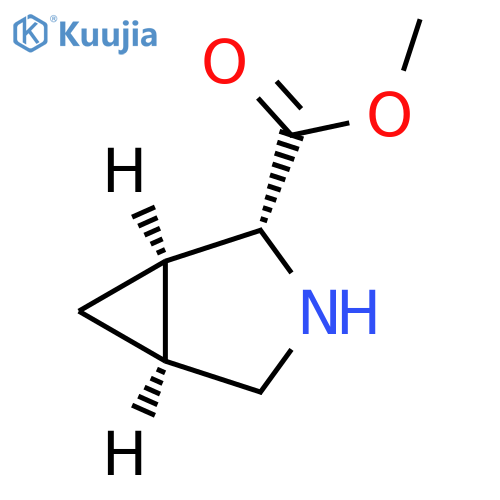 rac-methyl (1R,2R,5S)-3-azabicyclo3.1.0hexane-2-carboxylate structure