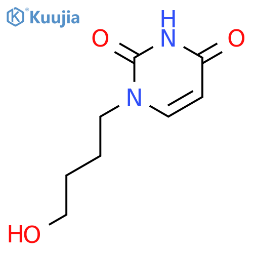 1-(4-Hydroxybutyl)uracil structure
