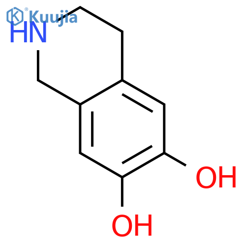 1,2,3,4-tetrahydroisoquinoline-6,7-diol structure