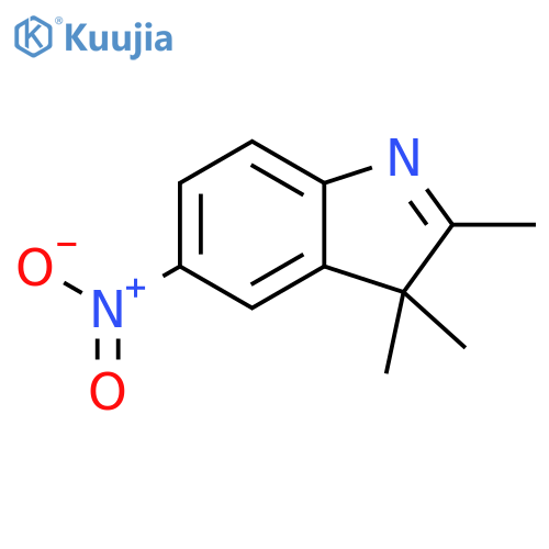 2,3,3-trimethyl-5-nitro-indole structure