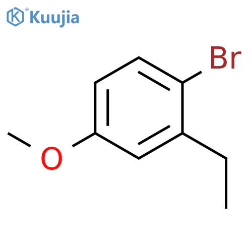 1-Bromo-2-ethyl-4-methoxybenzene structure
