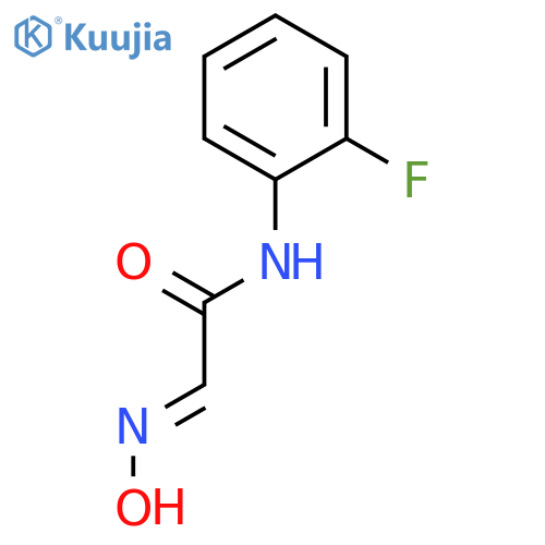 N-(2-fluorophenyl)-2-(hydroxyimino)acetamide structure