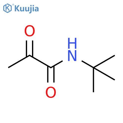 Propanamide, N-(1,1-dimethylethyl)-2-oxo- structure