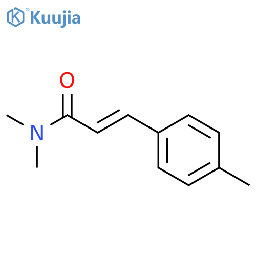 N,N-dimethyl-3-(4-methylphenyl)prop-2-enamide structure