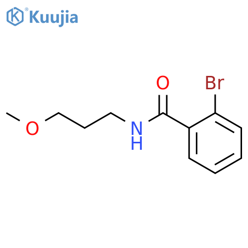 2-bromo-N-(3-methoxypropyl)benzamide structure