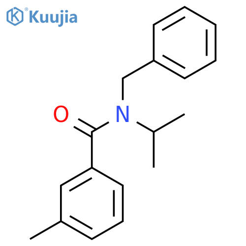 N-Benzyl-N-isopropyl-3-methylbenzamide structure