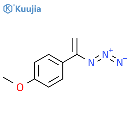 Benzene, 1-(1-azidoethenyl)-4-methoxy- structure