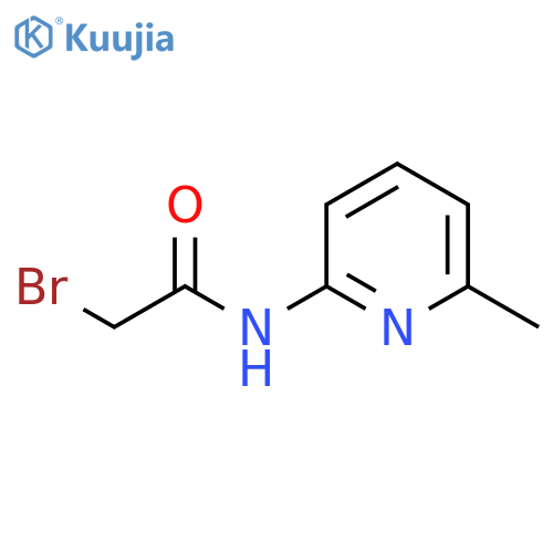 2-Bromo-N-(6-methyl-pyridin-2-yl)-acetamide structure