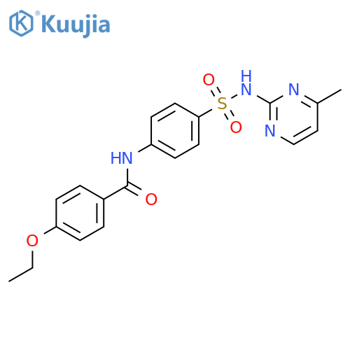 4-ethoxy-N-{4-(4-methylpyrimidin-2-yl)sulfamoylphenyl}benzamide structure