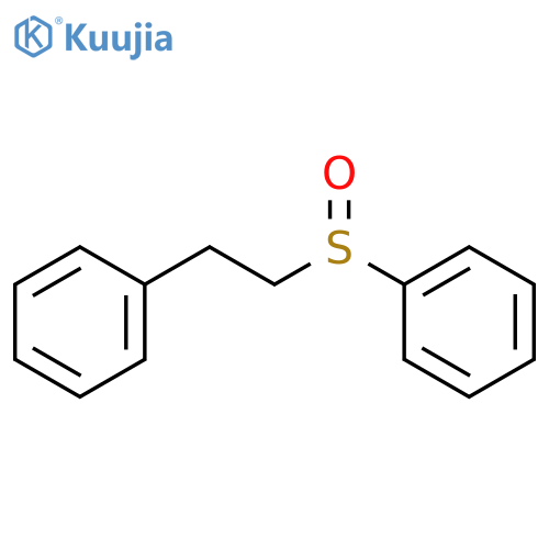 Benzene, [(2-phenylethyl)sulfinyl]- structure