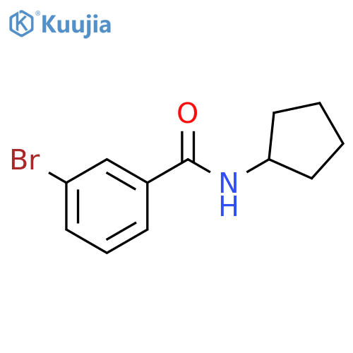 3-Bromo-N-cyclopentylbenzamide structure