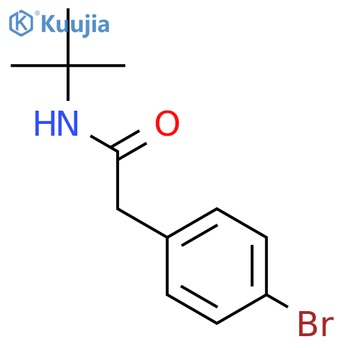 2-(4-Bromophenyl)-n-tert-butylacetamide structure