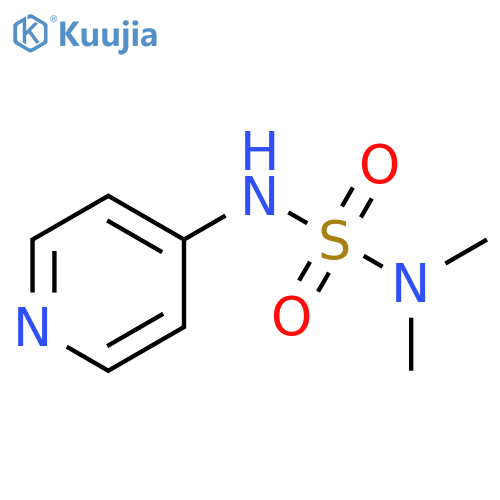 dimethyl[(pyridin-4-yl)sulfamoyl]amine structure