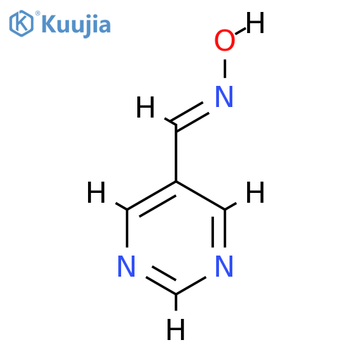 N-(pyrimidin-5-yl)methylidenehydroxylamine structure