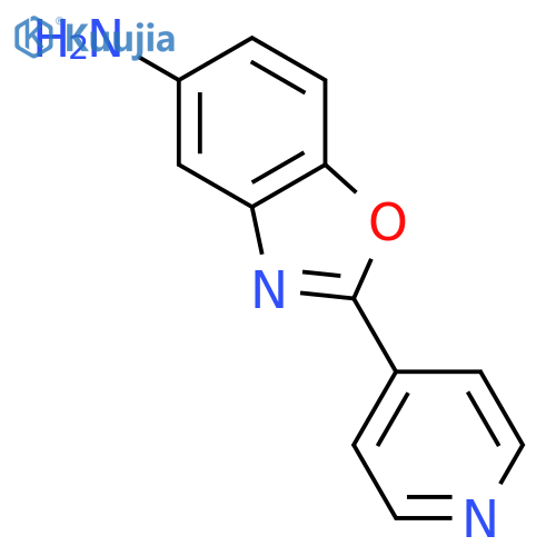 2-pyridin-4-yl-1,3-benzoxazol-5-amine structure