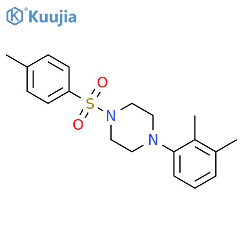 1-(2,3-dimethylphenyl)-4-(4-methylbenzenesulfonyl)piperazine structure