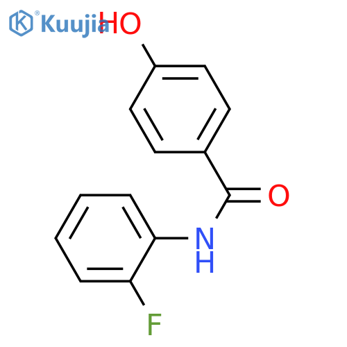 N-(2-Fluorophenyl)-4-hydroxybenzamide structure