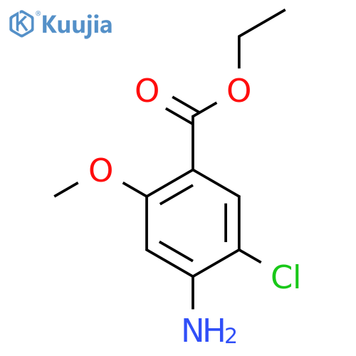 Ethyl 4-amino-5-chloro-2-methoxybenzoate structure