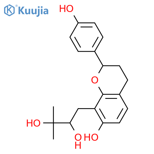 4',7-Dihydroxy-8-prenylflavan; (ξ)-form, 2'',3''-Dihydro, 2''ξ,3''-dihydroxy structure